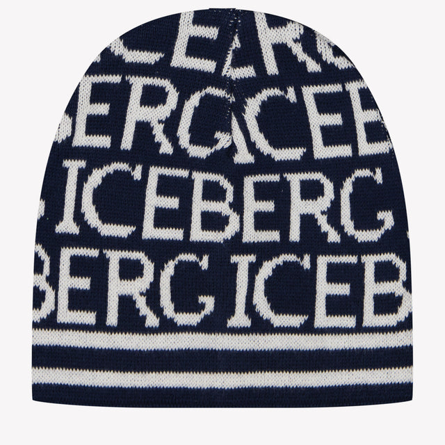 Iceberg Bambino Ragazzi Cappotto Navy