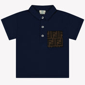 Fendi Bébé Garçons Polo Navy