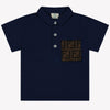 Fendi Bambino Ragazzi Polo Navy