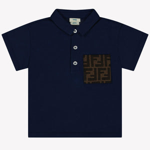 Fendi Bebé Chicos Polo Navy