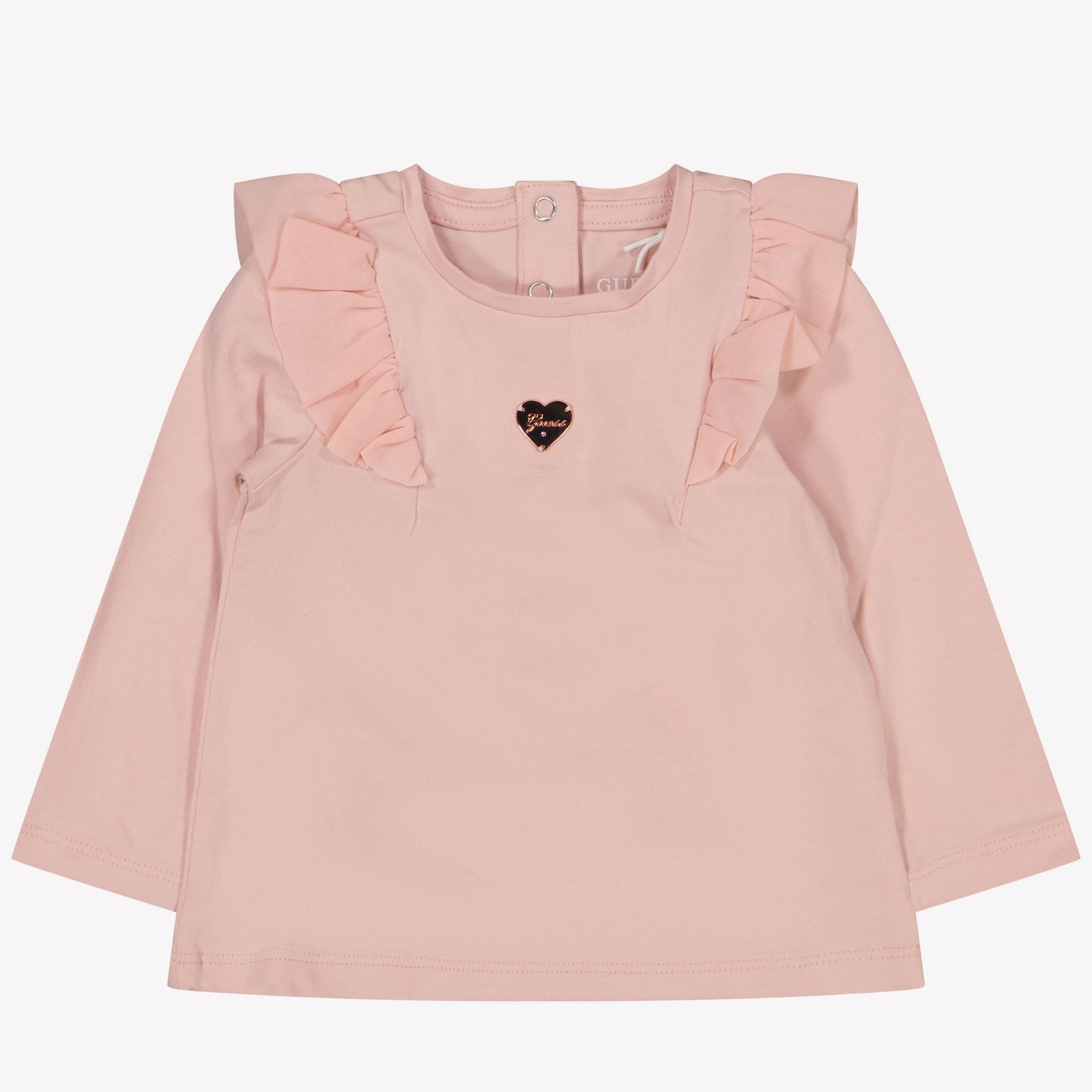 Guess Bébé Filles T-shirt Rose Léger