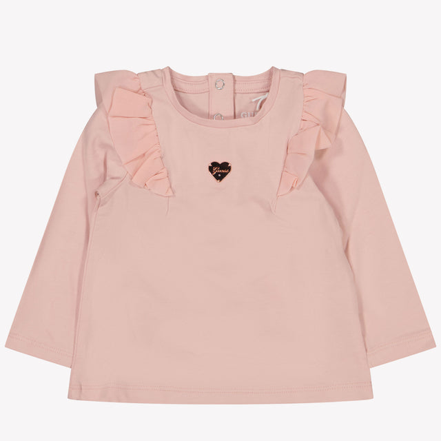 Guess Camiseta de Baby Girls Rosa claro