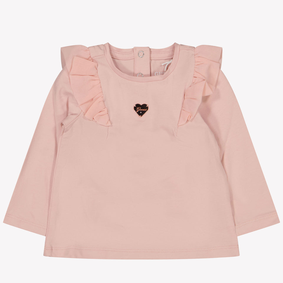 Guess Camiseta de Baby Girls Rosa claro