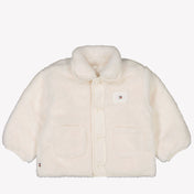 Fendi Baby Faux Pelzjacke aus weiß