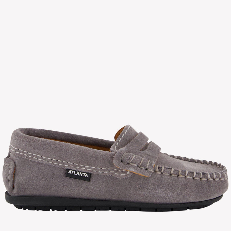 Atlanta Moccasin Unisex Shoes in Grey