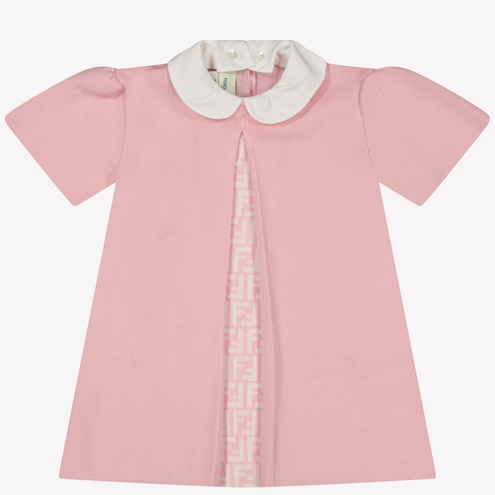 Fendi Bébé Filles Robe Rose Léger