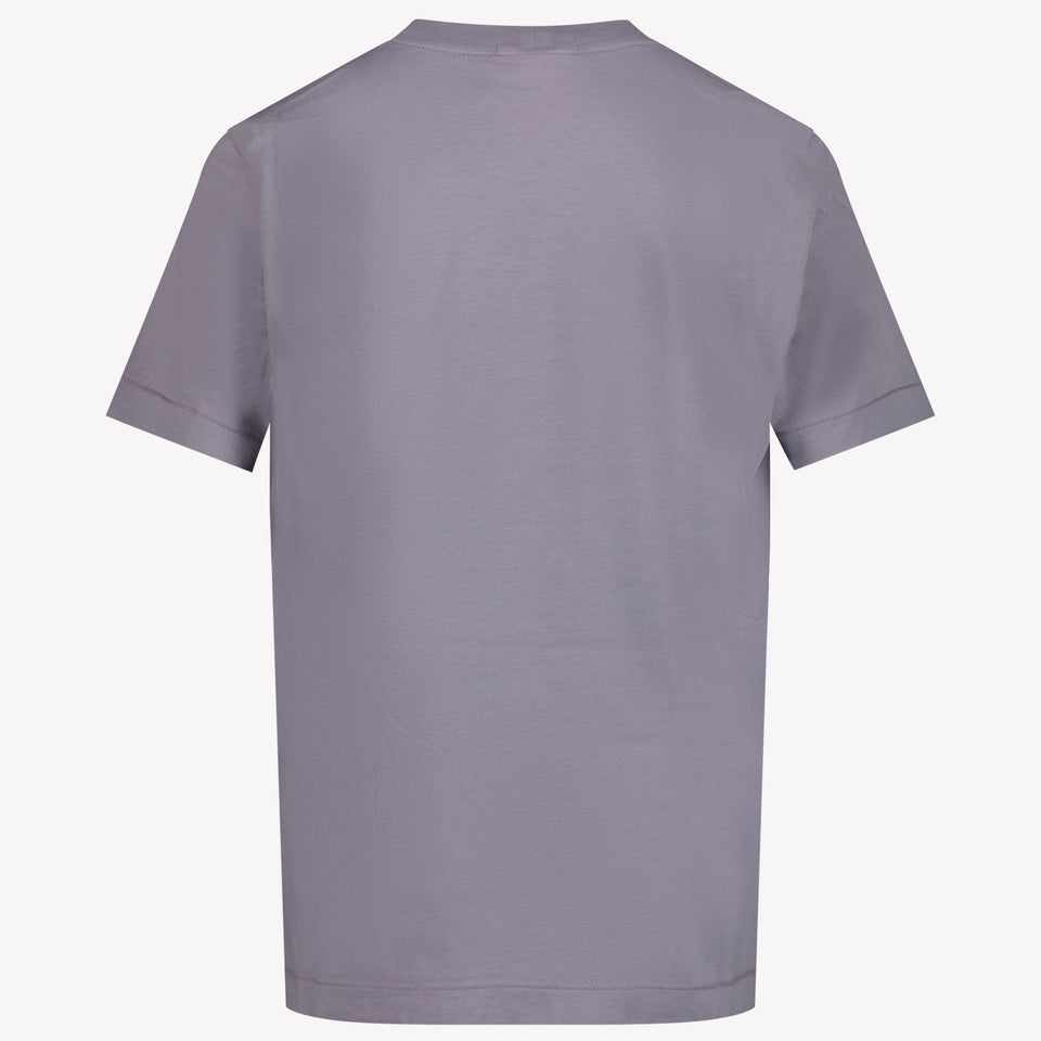 Stone Island Kids Boys in T-Shirt Lilac