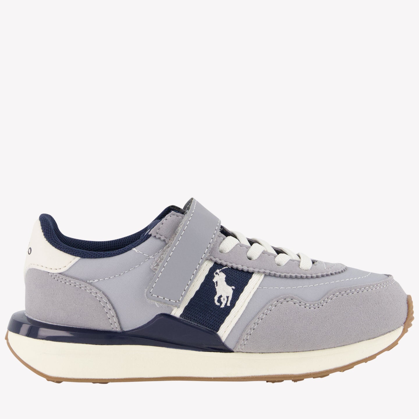 Ralph Lauren Train 89 Sports PS Garçons Baskets Gris