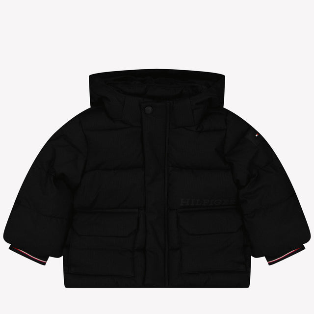 Tommy Hilfiger Bebé Chicos Abrigo de invierno Negro