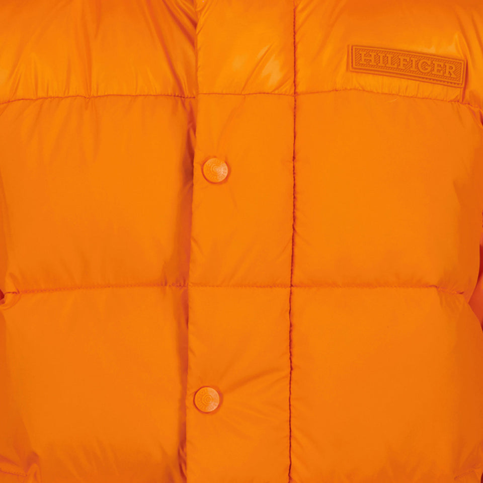 Tommy Hilfiger Chicos Abrigo de invierno Naranja