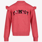 Tommy Hilfiger Ragazze Maglione Fucsia