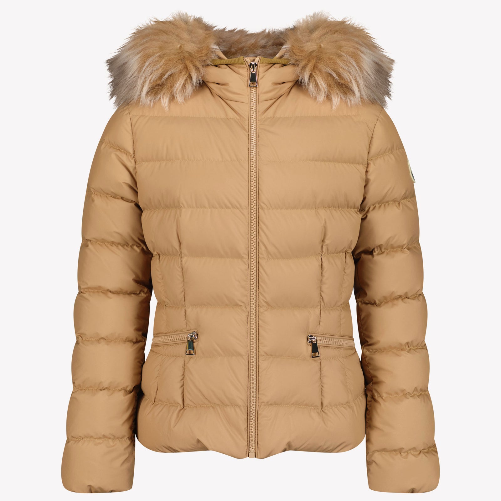 Moncler Budget Mädchen Winterjacke Beige