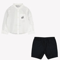 Armani Baby Jongens Setje Wit 6 mnd