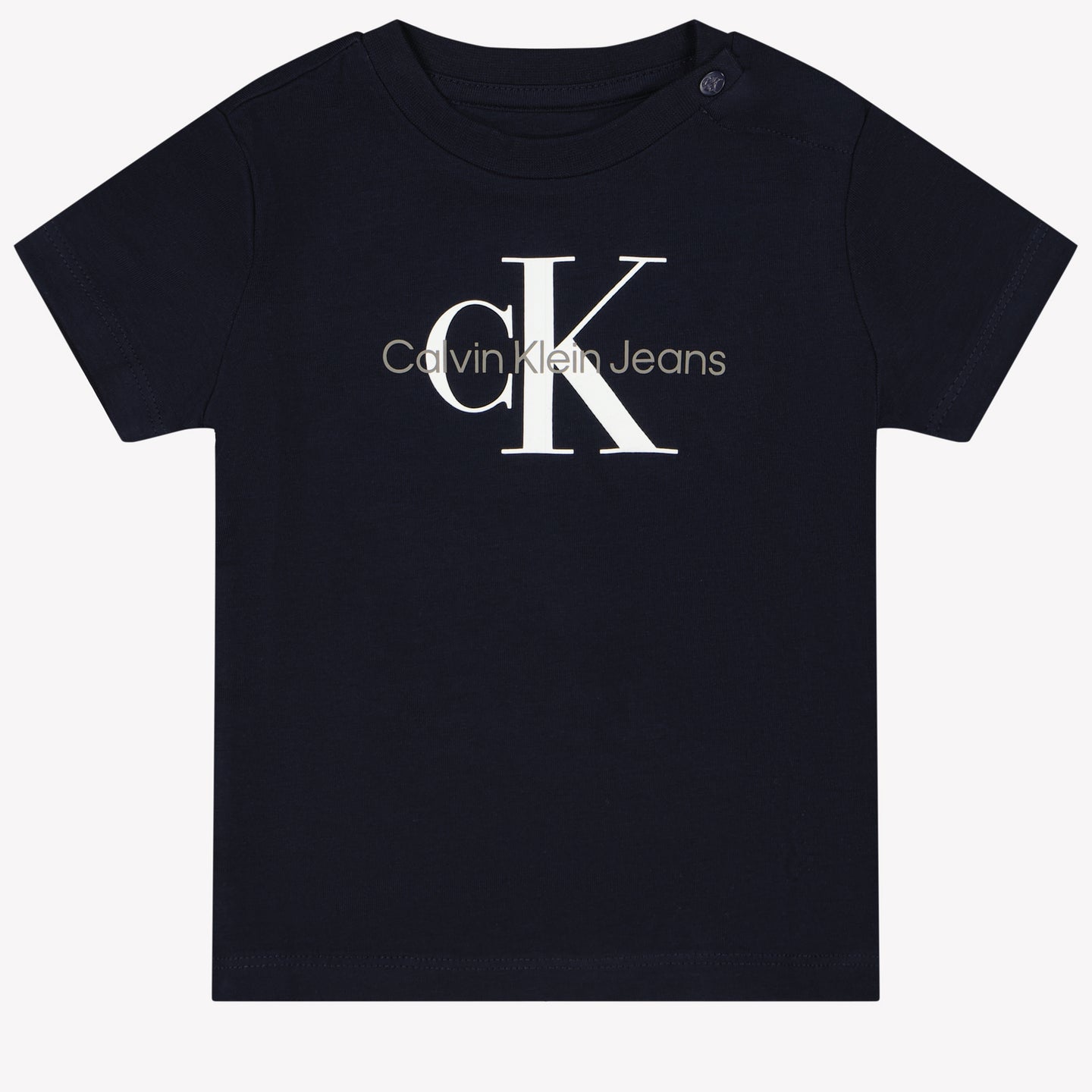 Calvin Klein Bambino Unisex Maglietta Navy