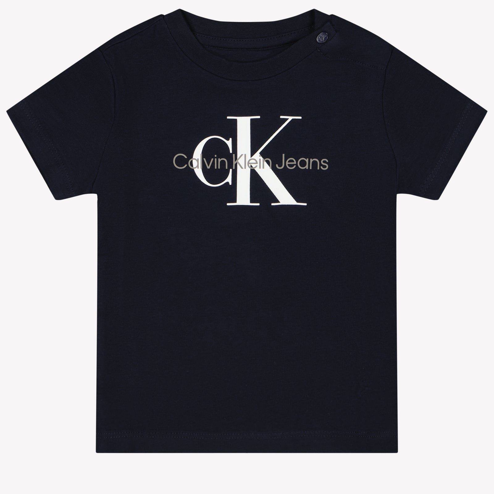 Calvin Klein Bébé Unisexe T-shirt Navy