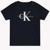 Calvin Klein Bebé Unisex Camiseta Navy