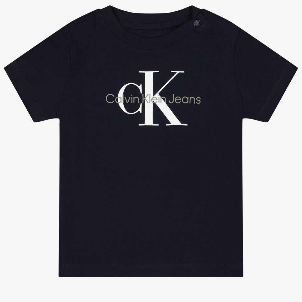 Calvin Klein Bebé Unisex Camiseta Navy