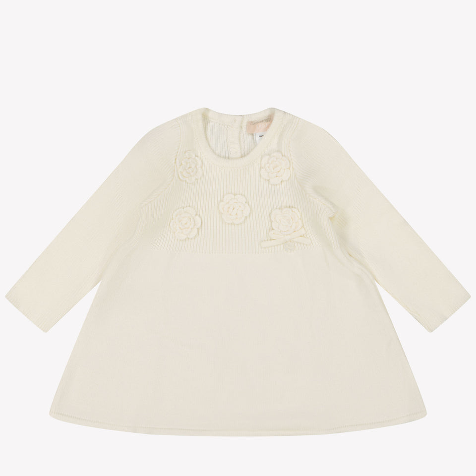 Liu Jo baby Chicas Vestido Blanco Roto