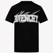 Givenchy T-shirt de meninos preto
