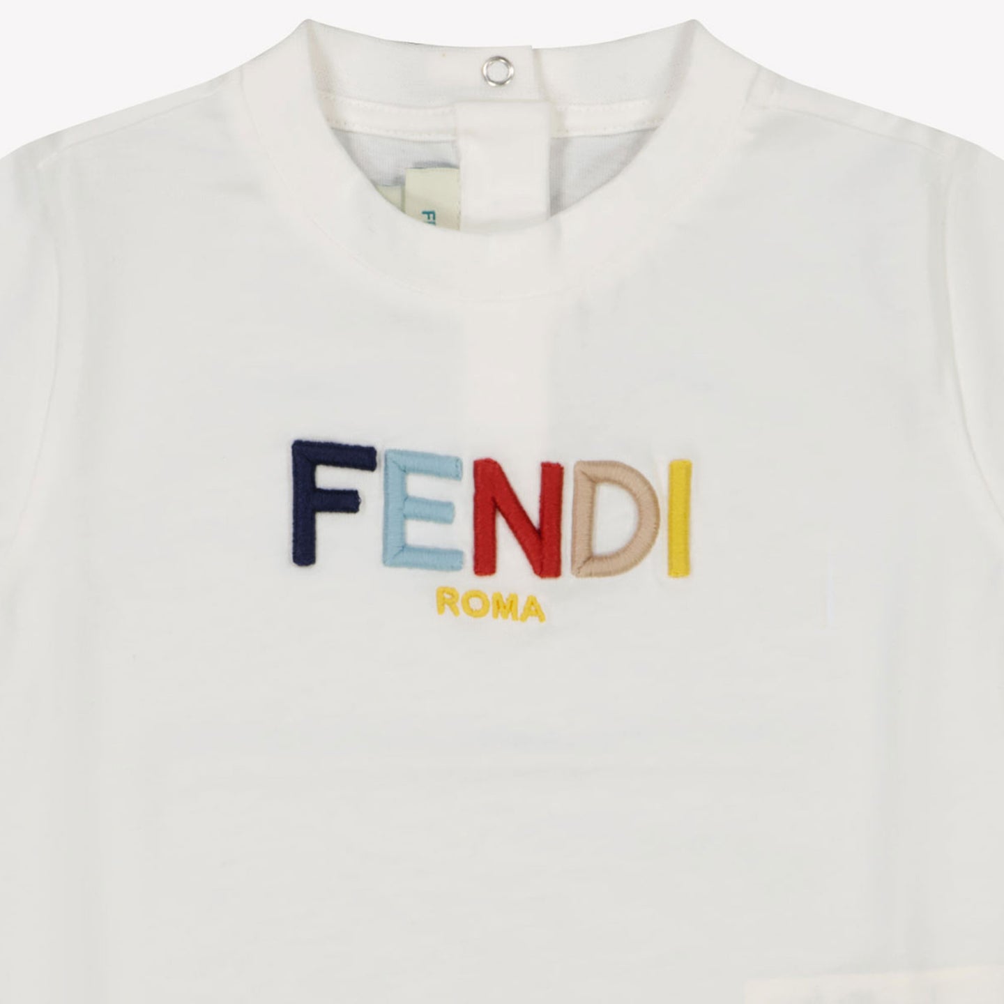 Fendi Baby Unisex Camiseta blanca