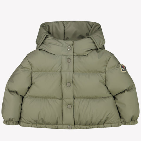 Moncler Bebé Chicas Abrigo de invierno Verde Oliva