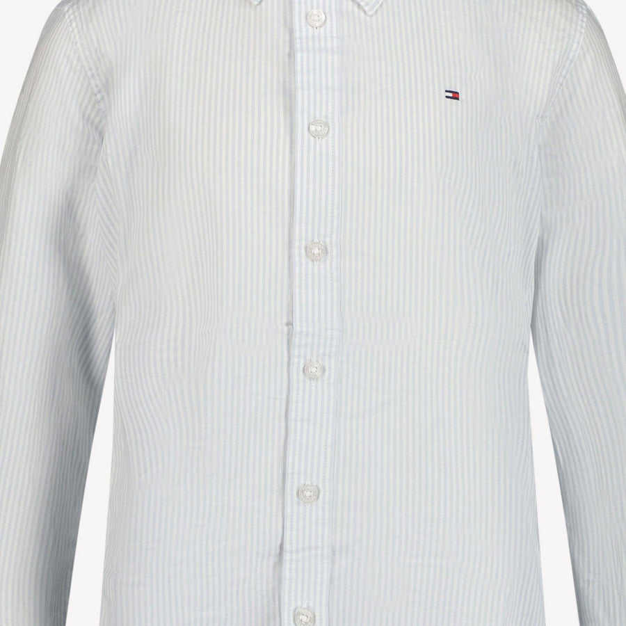 Tommy Hilfiger Enfant Garçons Blouse Bleu Clair