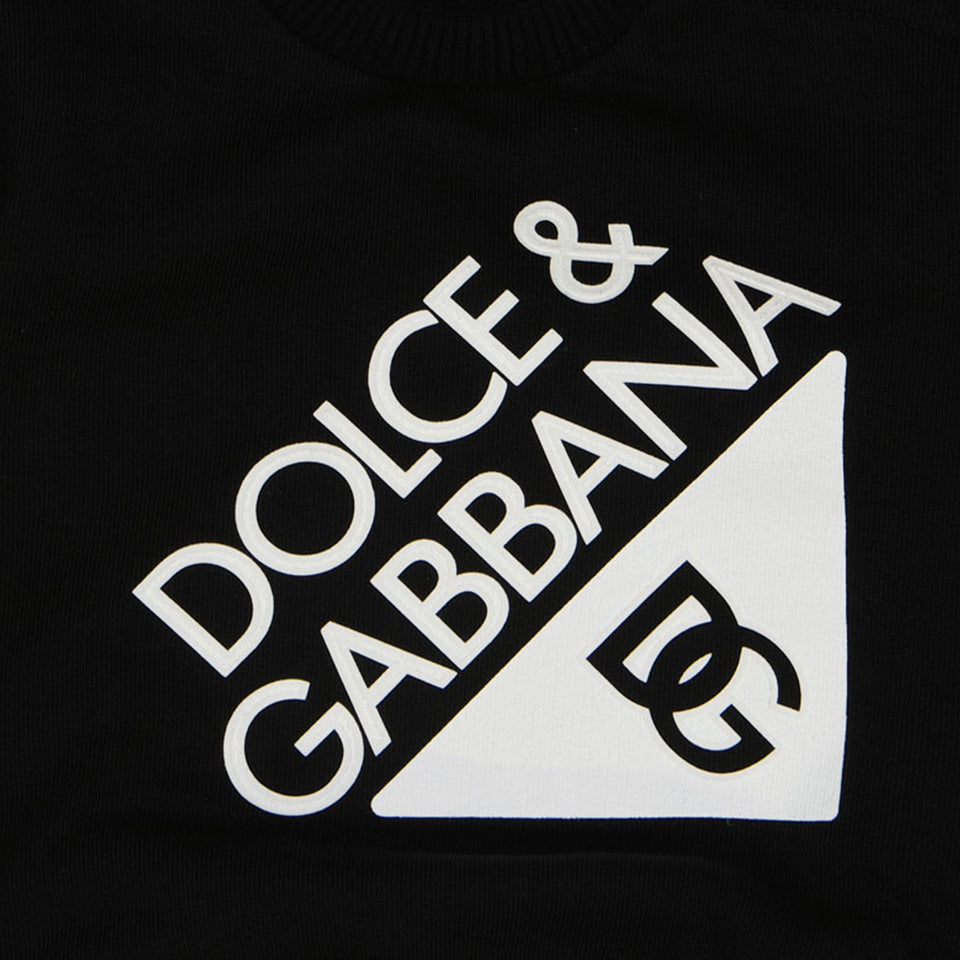 Dolce & Gabbana Jungenpullover in Schwarz