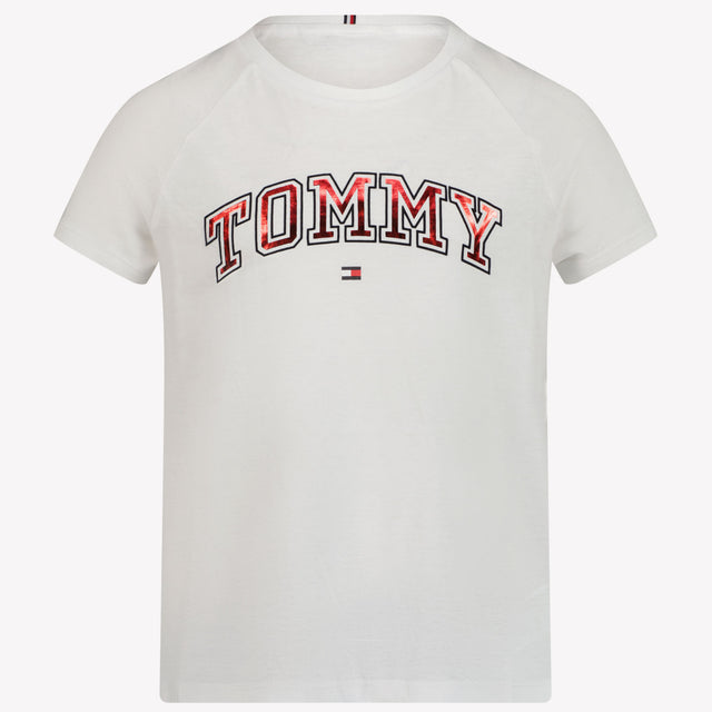 Tommy Hilfiger Mädchen T-Shirt Weiß