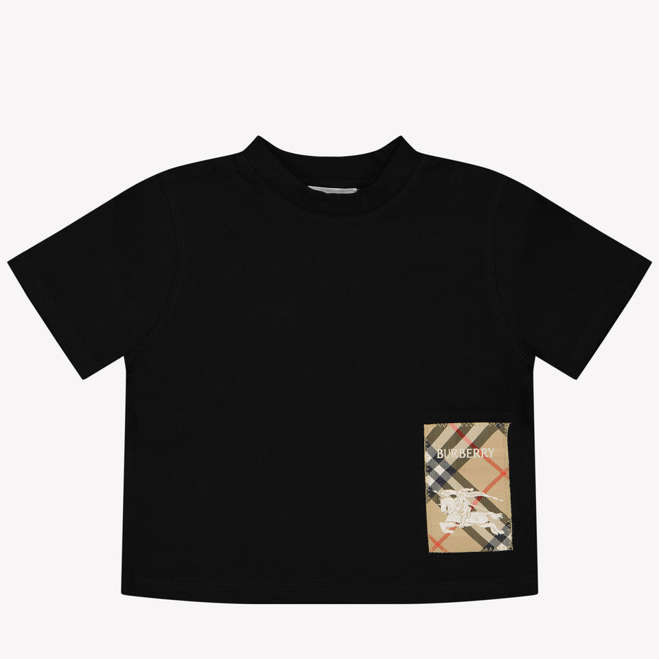 Burberry Cedar Baby Boys T-Shirt in Schwarz