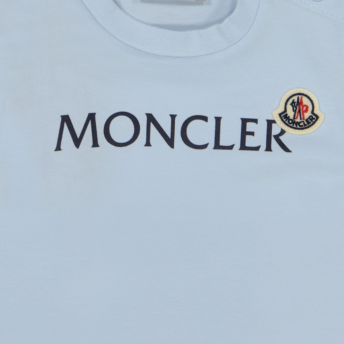 Moncler Bébé Garçons T-shirt Bleu Clair