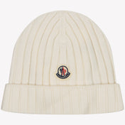 Moncler Baby Unisex Hat Off White