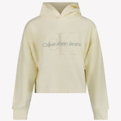 Calvin Klein para niños suéter beige ligero