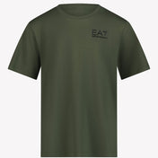 EA7 Kids Boys T-shirt Army