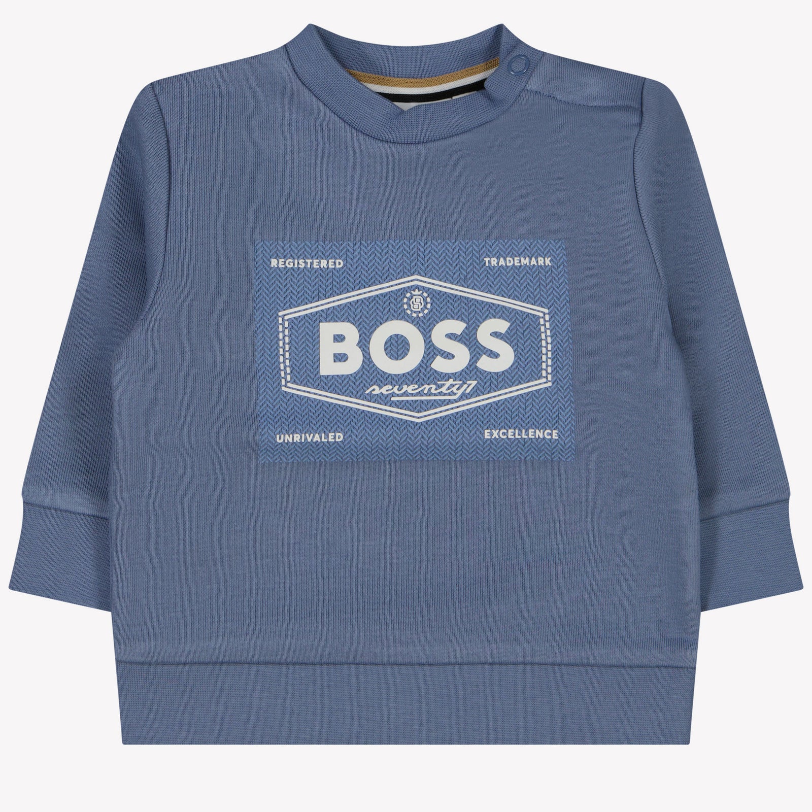 Boss Bebé Chicos Suéter Azul Claro