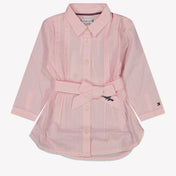 Tommy Hilfiger Bambino Ragazze Vestito Rosa Chiaro