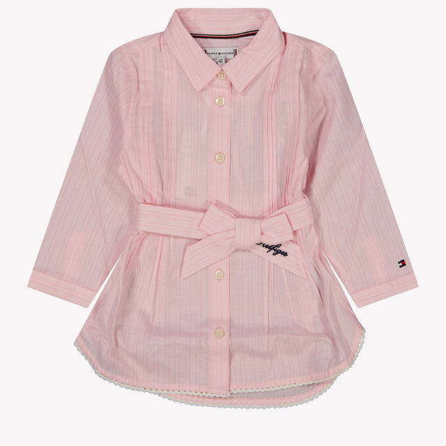 Tommy Hilfiger Bébé Filles Robe Rose Léger