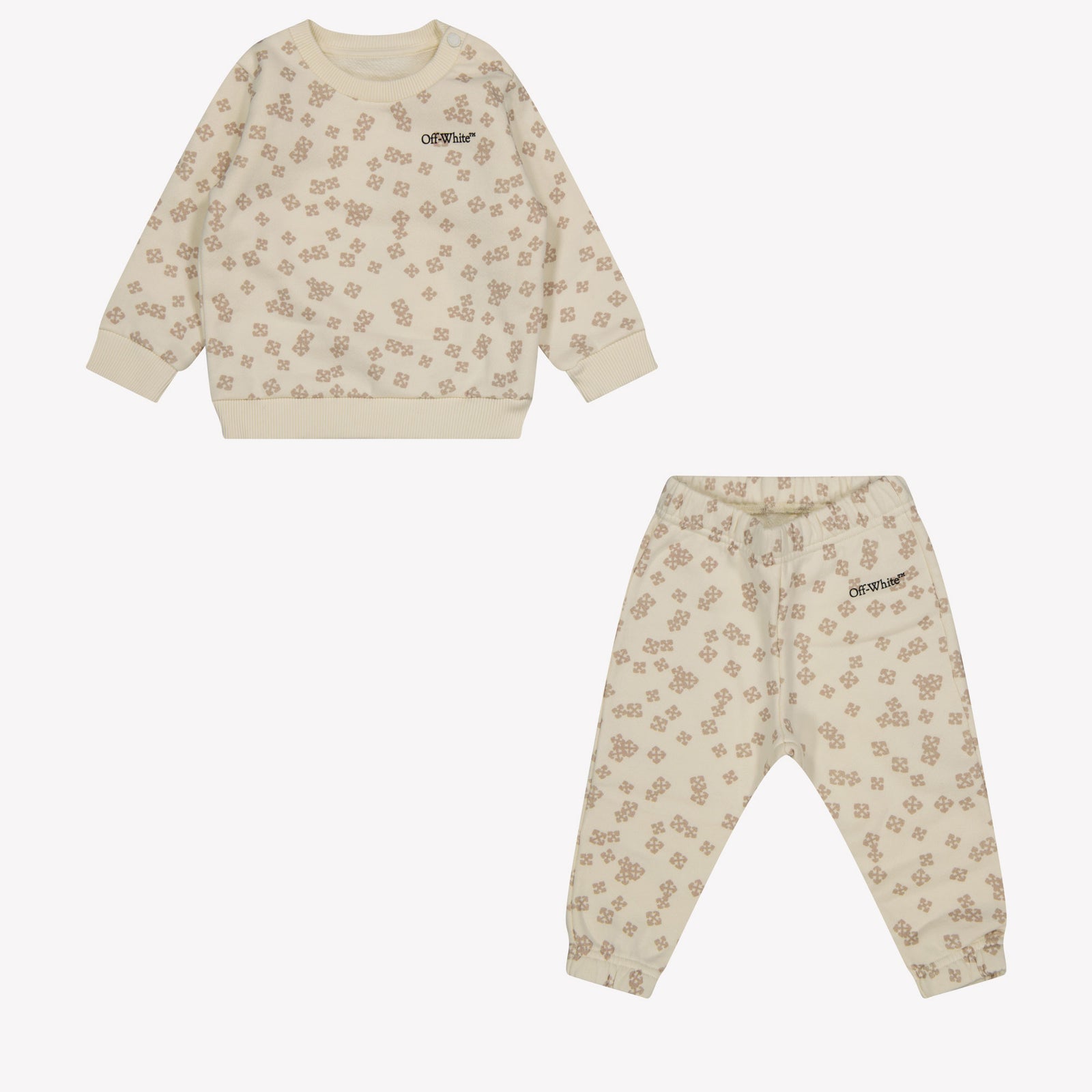 Off-White Baby Unisex Jogging Anzug weiß