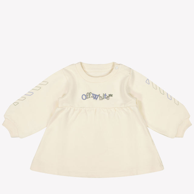 Off-White Bambino Ragazze Vestito Off White