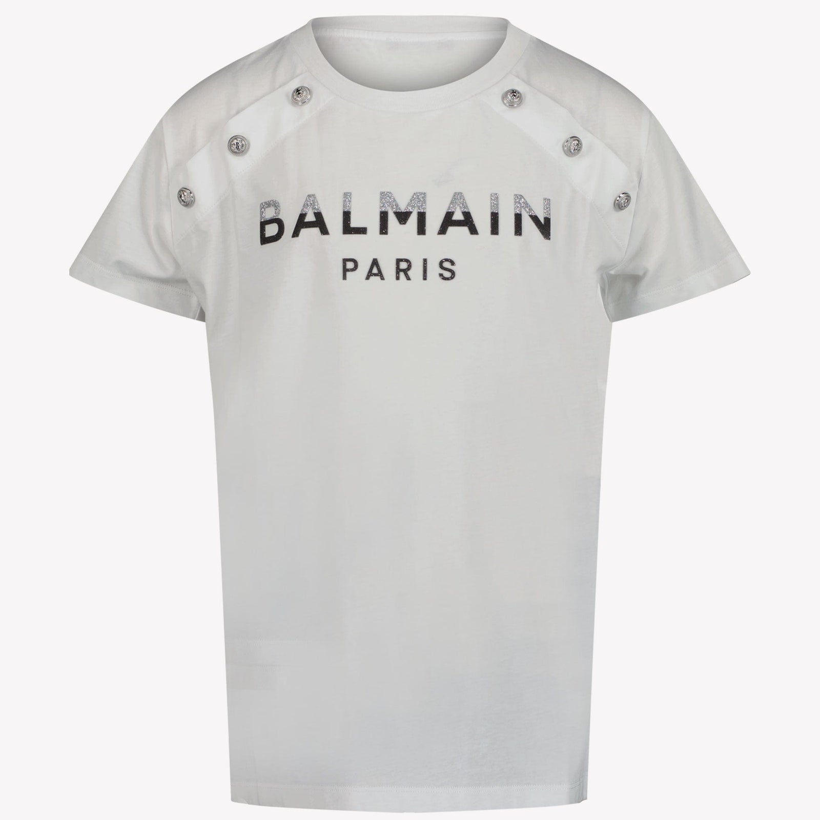 Balmain Filles T-shirt Blanc