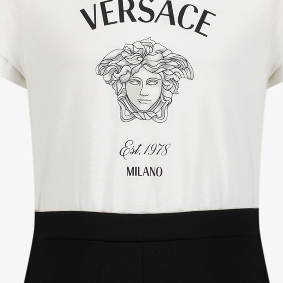 Versace Chicas Vestido Blanco