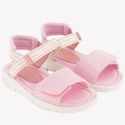 Dolce & Gabbana Kids Unisex sandály světle růžové