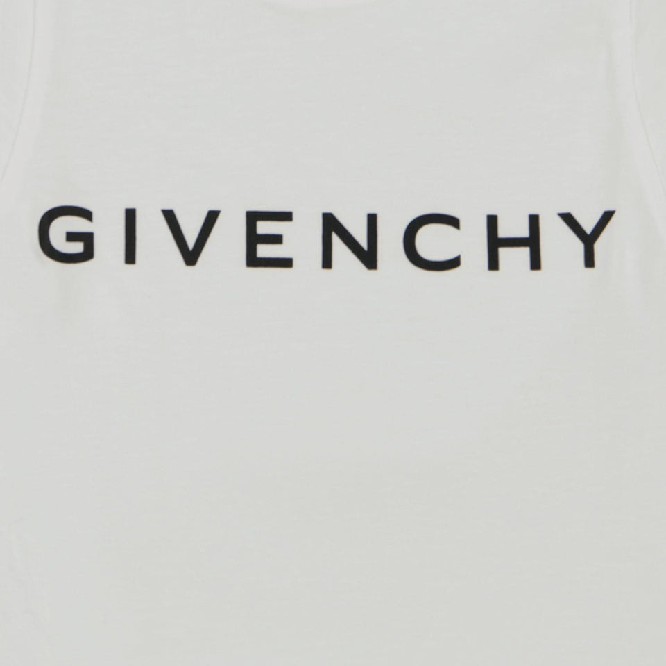 Givenchy Baby Jongens T-shirt Wit