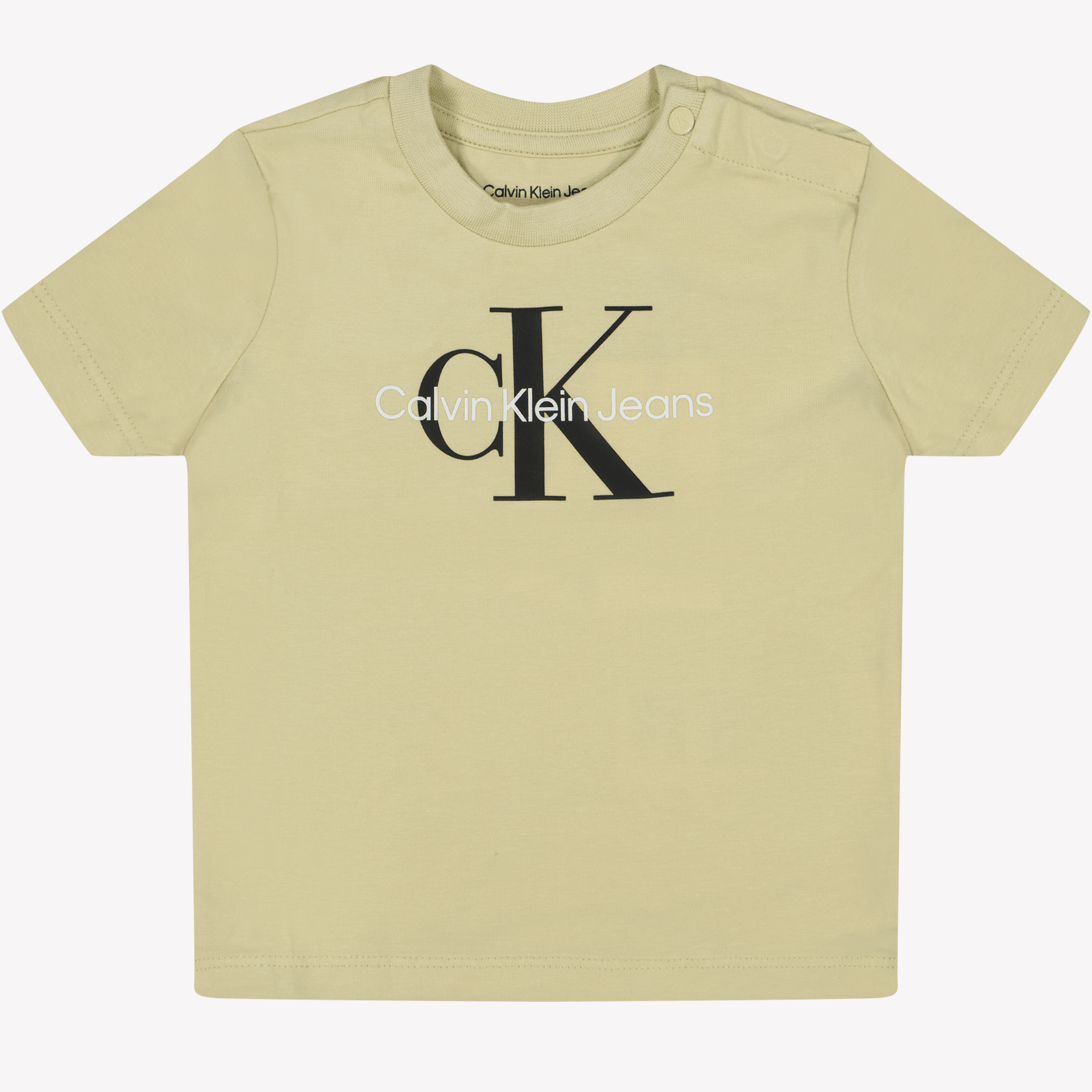 Calvin Klein Baby Unisex T-shirt Licht Beige 56