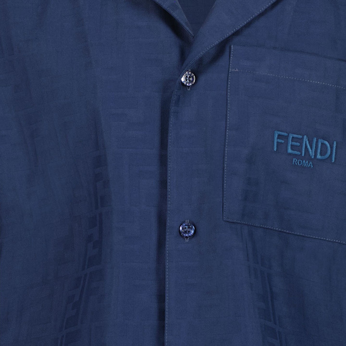 Fendi Enfant Garçons Chemisier Navy