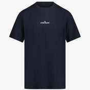 Stone Island Jungen T-Shirt Marineblau