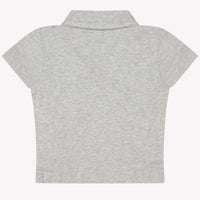 Off-White Bebé Chicos Polo Gris