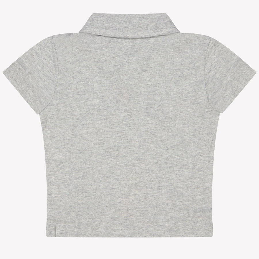 Off-White Bebé Chicos Polo Gris