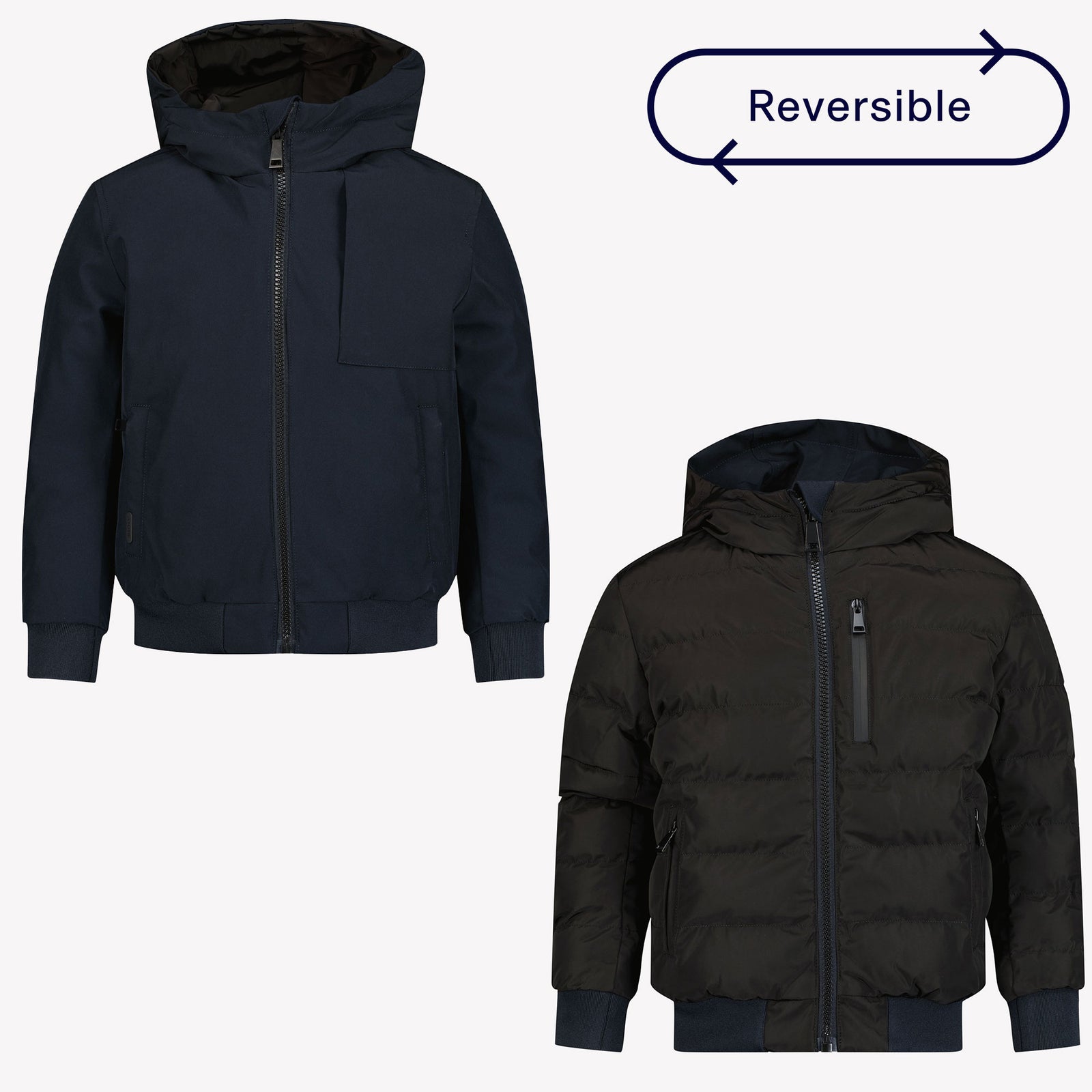 Airforce Chaqueta de invierno de niños Negro