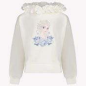 MonnaLisa Ragazze Maglione Off White