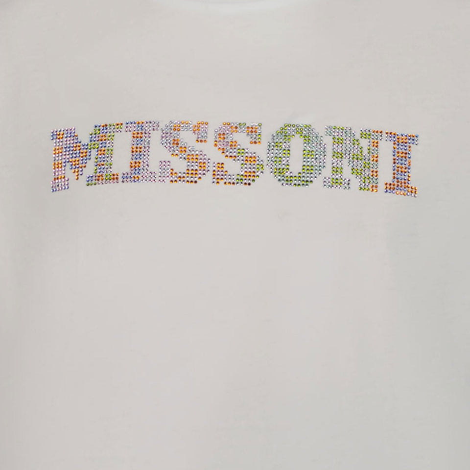 Missoni Kids Girls in T-Shirt White